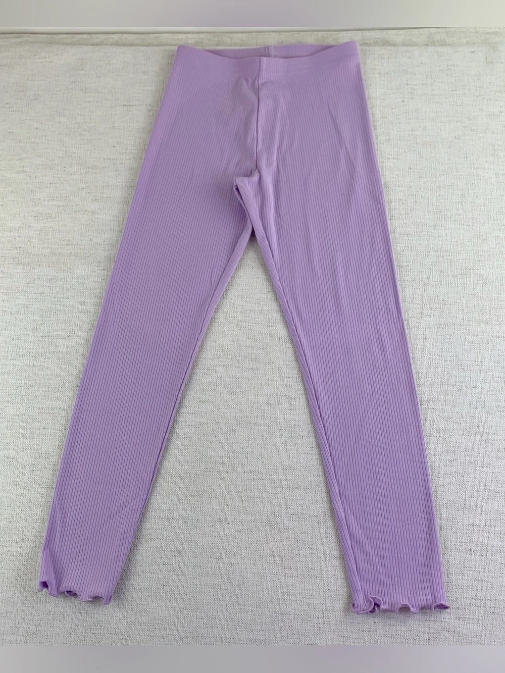 Old Navy New girl's Ribbed Lavender Leggings size M(8)